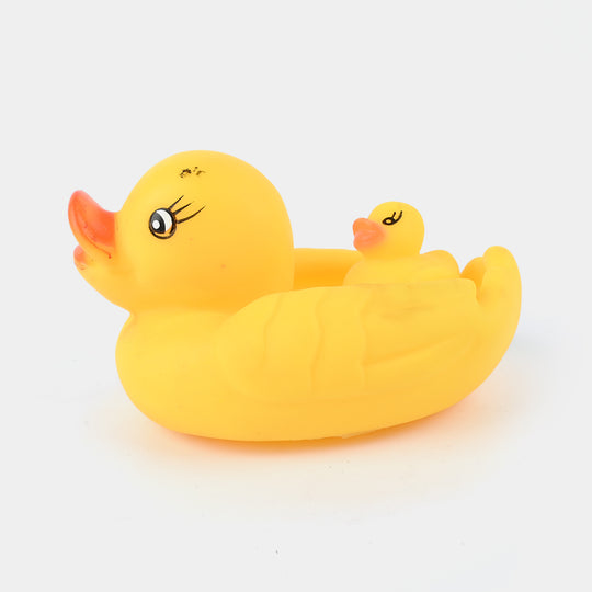 Rubber Soft Duck Bath Toys With Sound | 4PCs