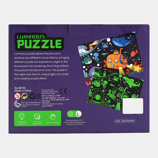 Creative Luminous Puzzle Deep Ocean | 96PCs For Kids