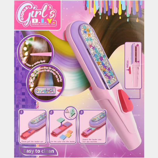 Temporary Hair Coloring Set For Girls