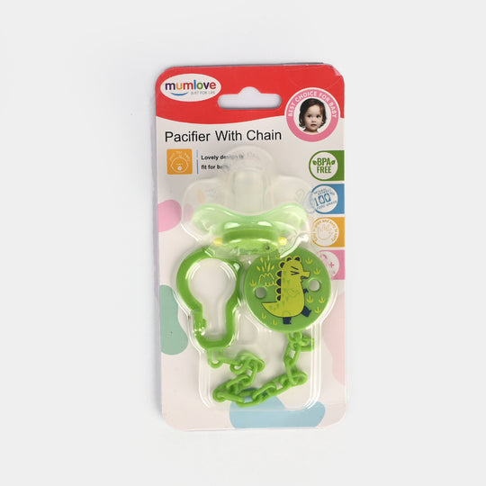 Silicone Pacifier with Chain