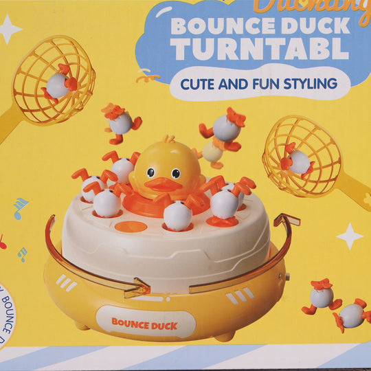 Bounce Duck Turntable Duckling Toy for Kids