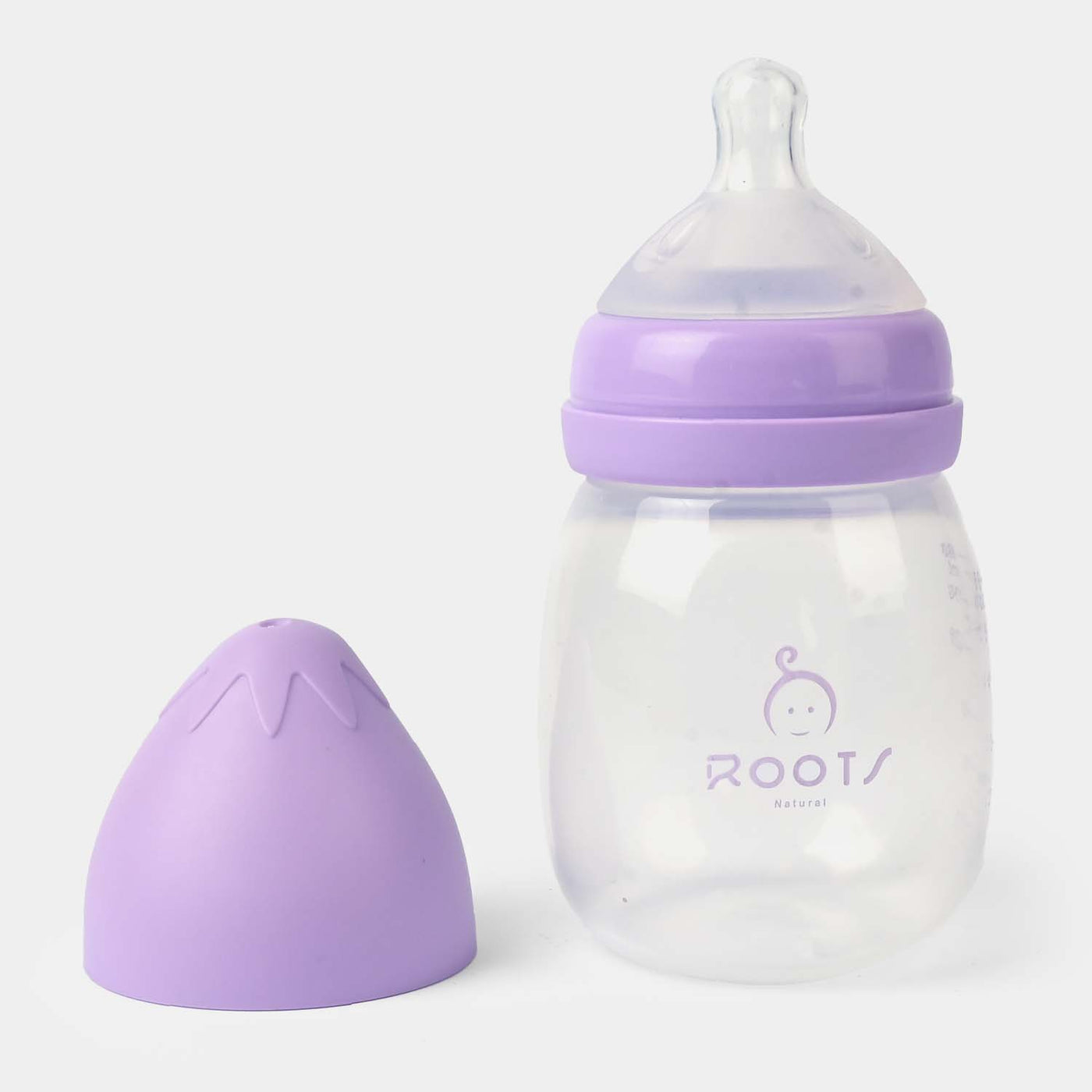 Roots Anti-Colic Feeder Bottle 180ml - Purple