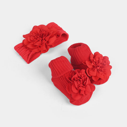 Baby Headband With Socks