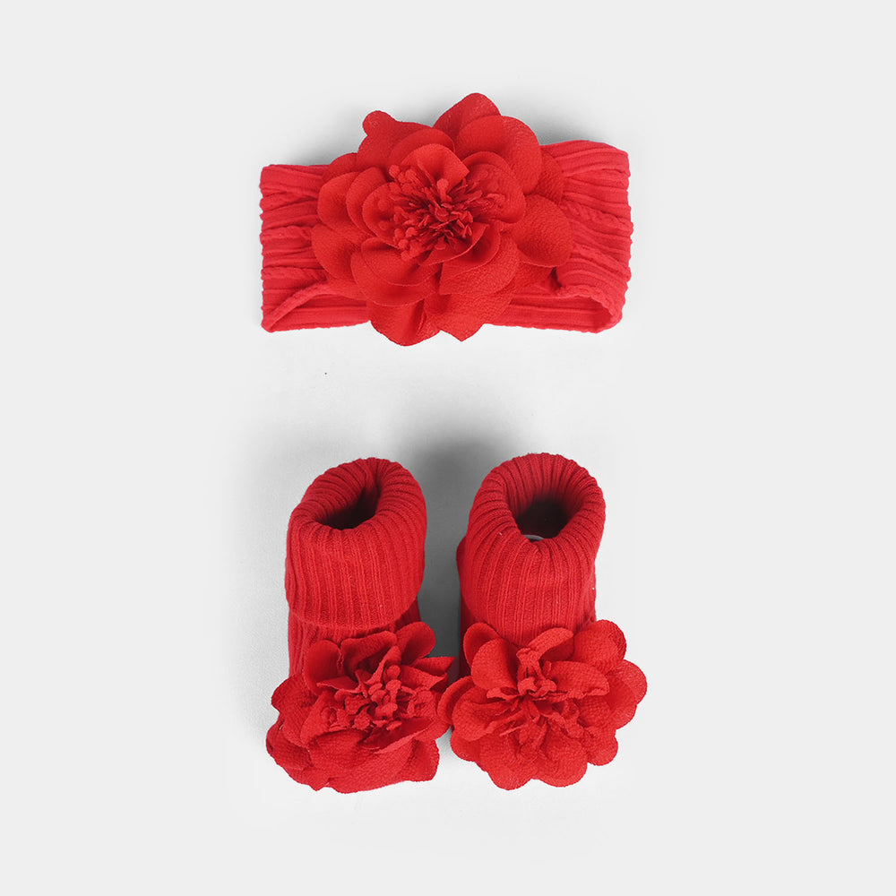 Baby Headband With Socks