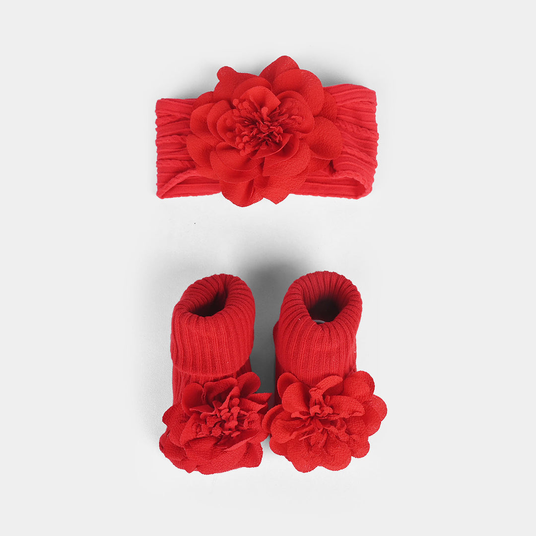 Baby Headband With Socks