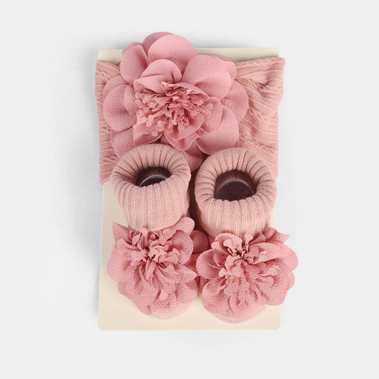 Baby Headband With Socks