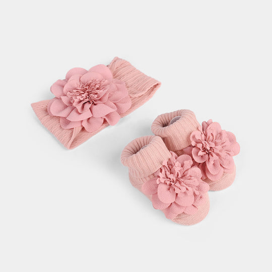 Baby Headband With Socks