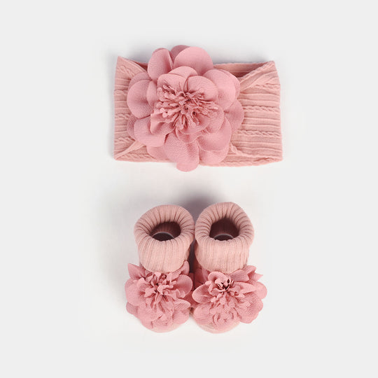 Baby Headband With Socks