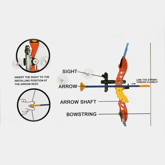 Kids Archery Toy Bow & Arrow Set