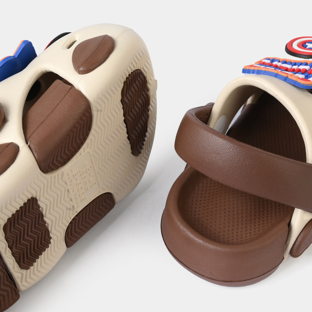Boys Clogs 6006-71-BROWN