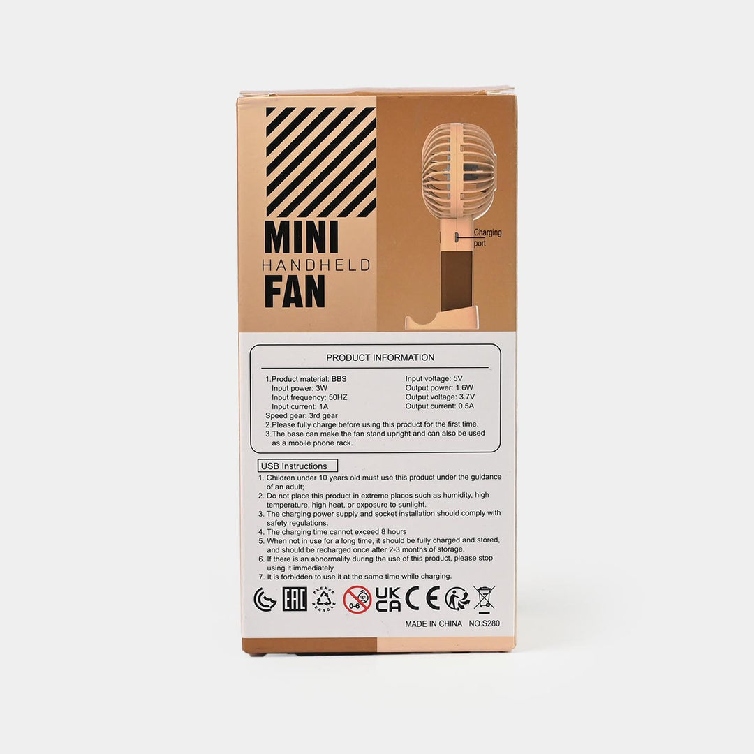 Rechargeable Mini Handheld Fan