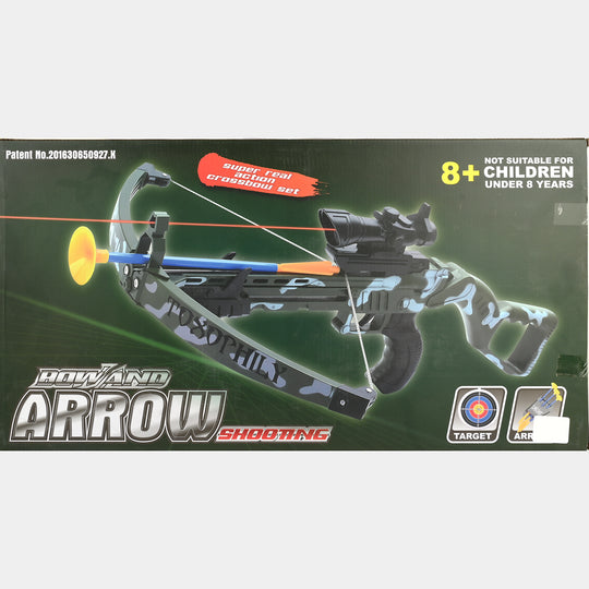 Super Real Action Toy Crossbow Set with Infrared Sight