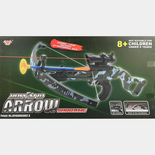 Super Real Action Toy Crossbow Set with Infrared Sight
