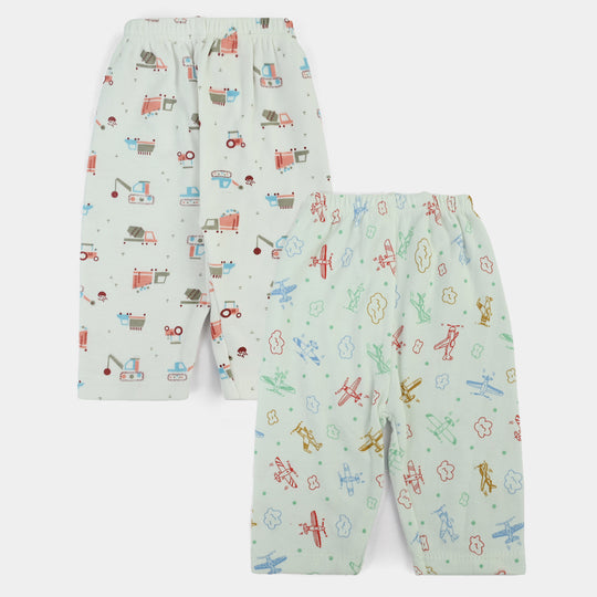 Cotton Trouser 2Pcs 3-6M