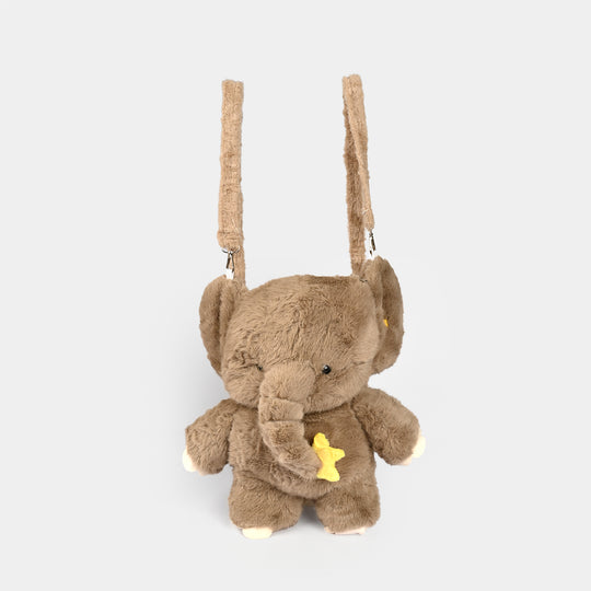 Plush Animal Toy Backpack & Shoulder Bag