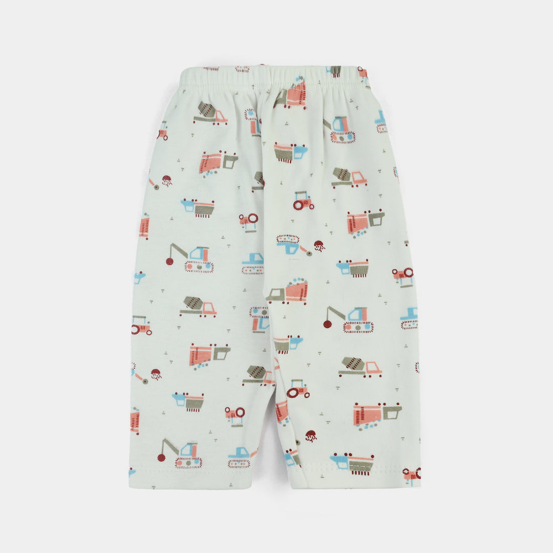 Cotton Trouser 2Pcs 3-6M