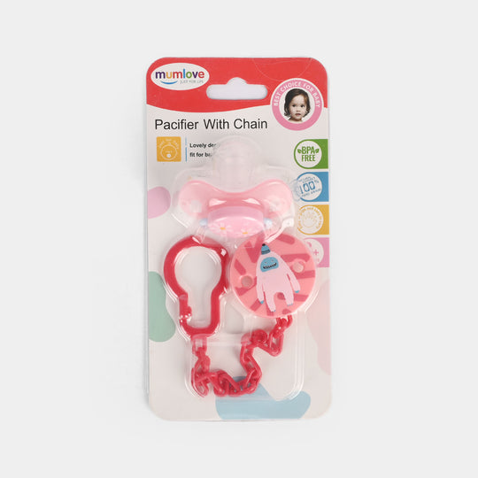 Silicone Pacifier with Chain