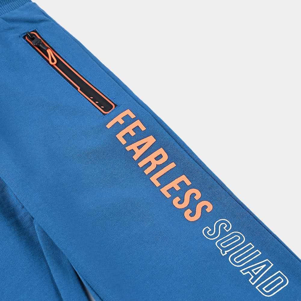 Boys Cotton Terry Pyjama Fearless Squad