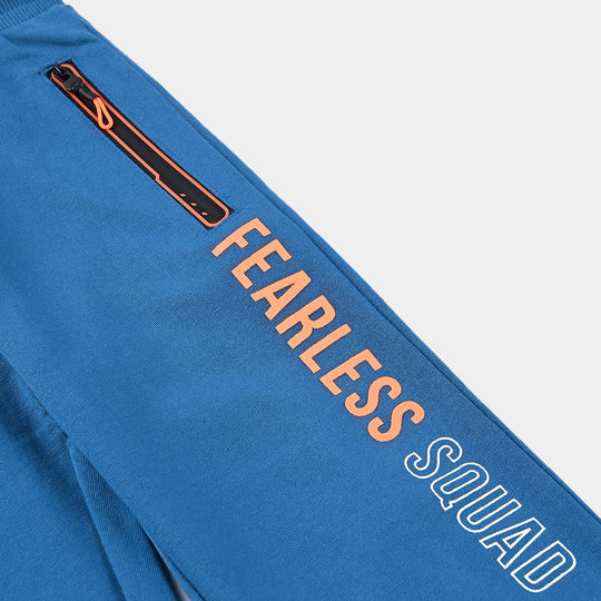 Boys Cotton Terry Pyjama Fearless Squad