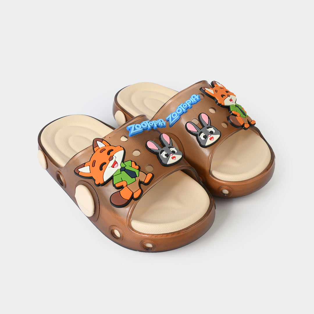 Boys Slipper A096-112-KHAKI