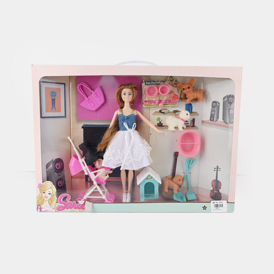 Doll Playset For Girls