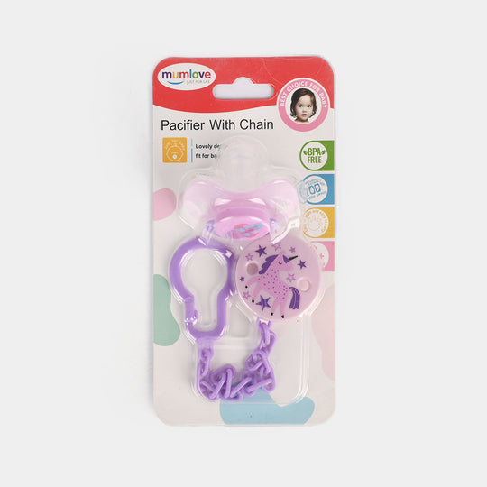 Silicone Pacifier with Chain