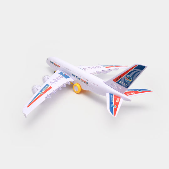 Airbus A380 Airplane With Electronic Flashing Lights & Music Toy