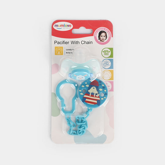 Silicone Pacifier with Chain