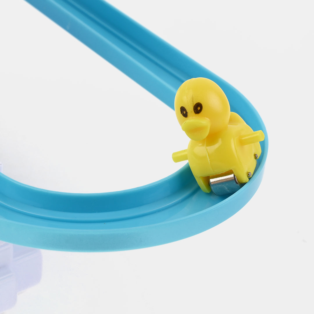 Duck Sliding Track Toy With Music & Light