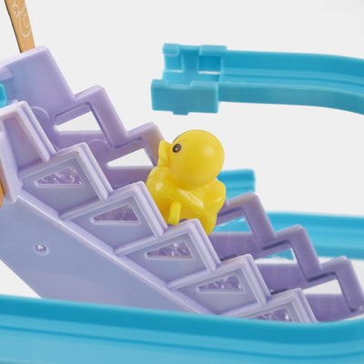 Duck Sliding Track Toy With Music & Light