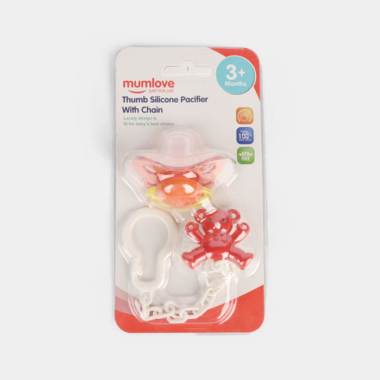 Silicone Pacifier with Chain