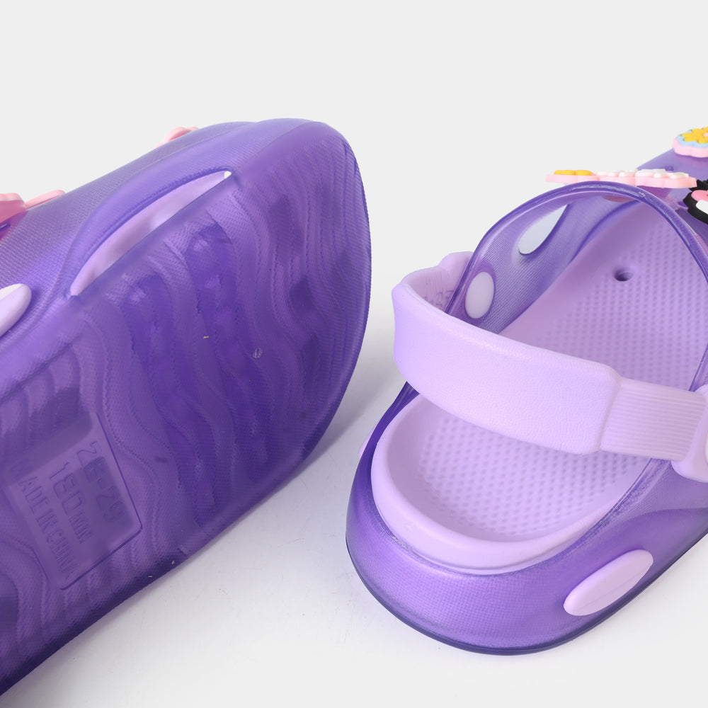 Girls Clogs A098-70-Purple