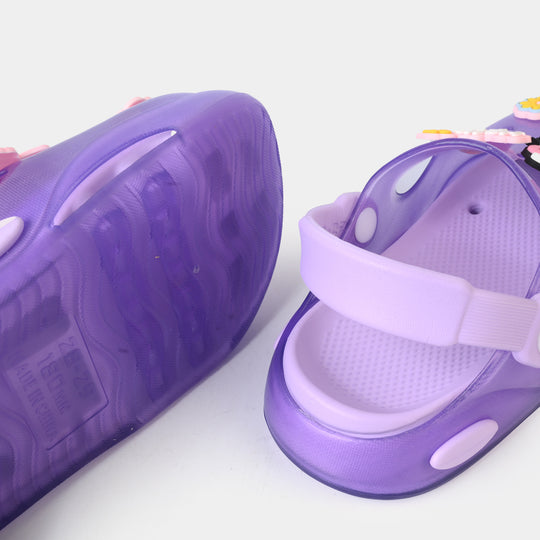 Girls Clogs A098-70-Purple