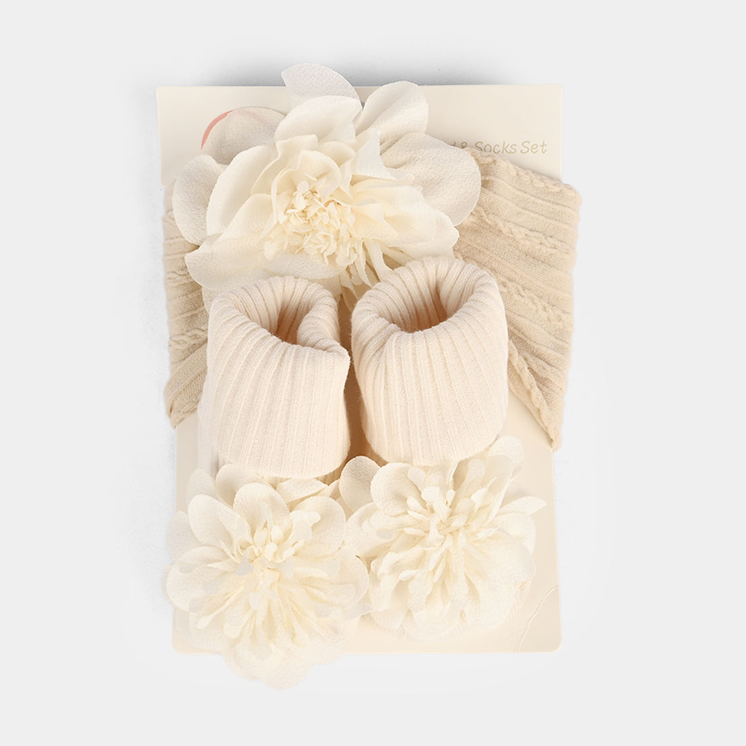 Baby Headband With Socks