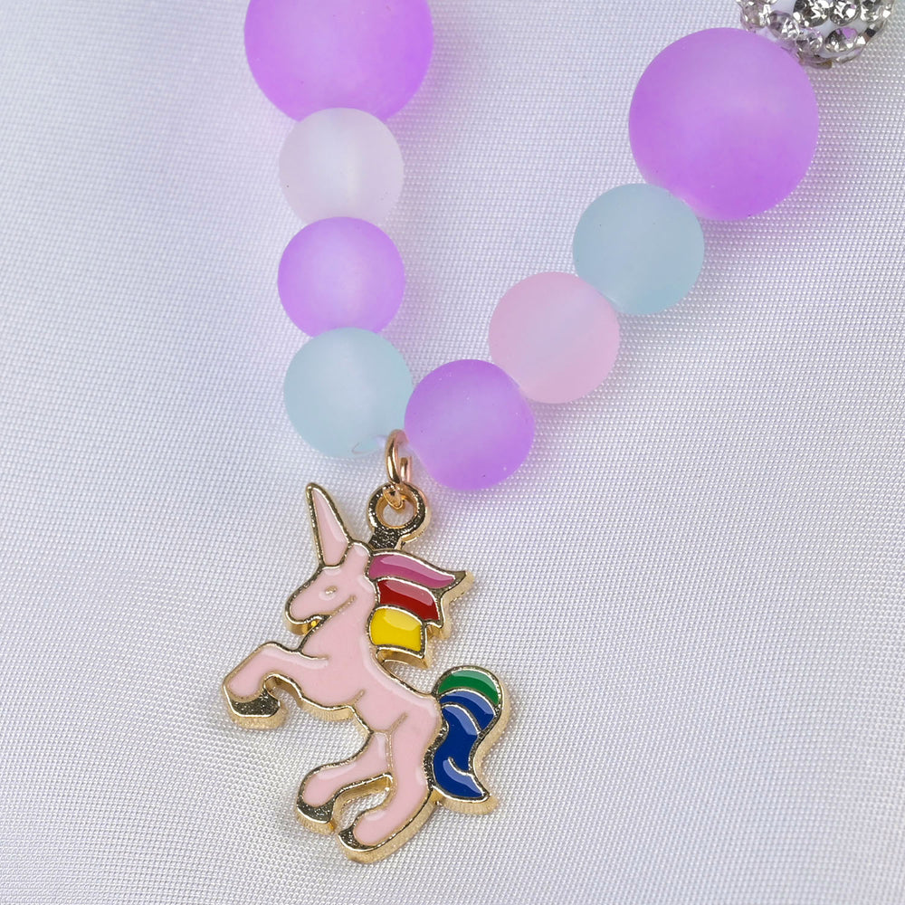 ELEGANT BEADED NECKLACE & BRACELET FOR GIRLS
