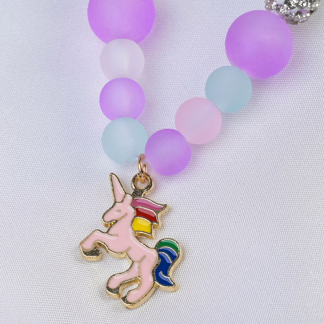 ELEGANT BEADED NECKLACE & BRACELET FOR GIRLS