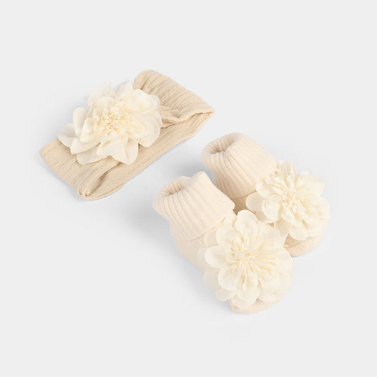 Baby Headband With Socks