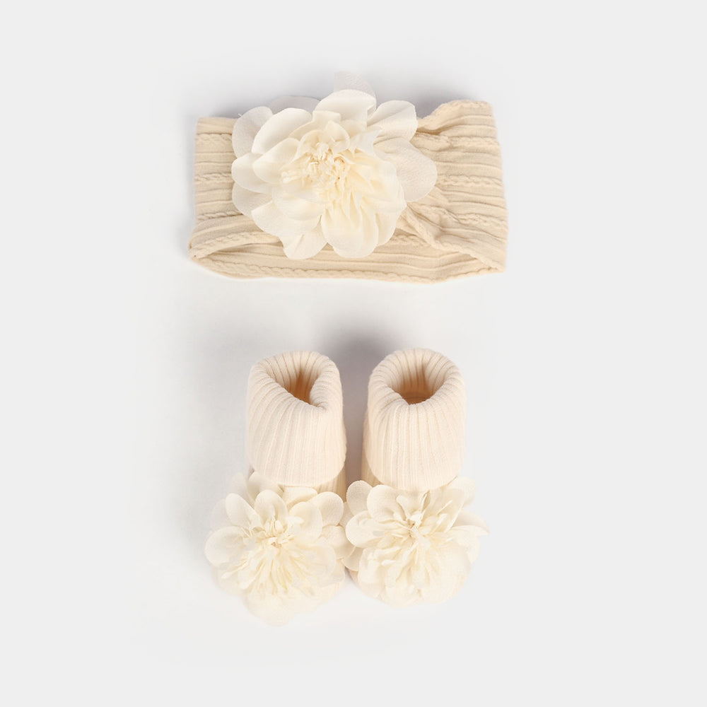 Baby Headband With Socks