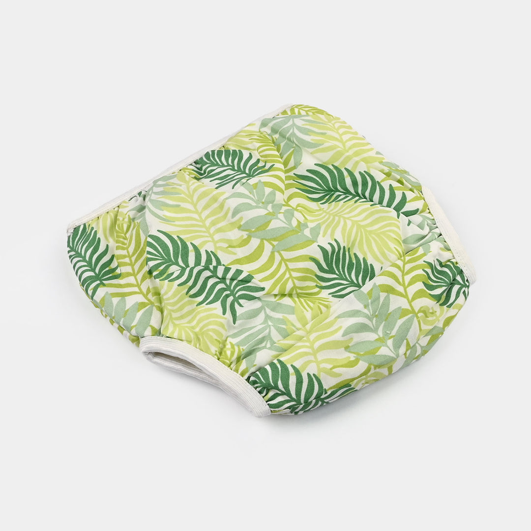 Towel Cotton Panty 18-24M Green Tree Print