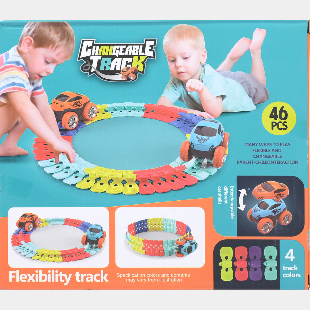 Flexible Modular Race Track Set 46PCs