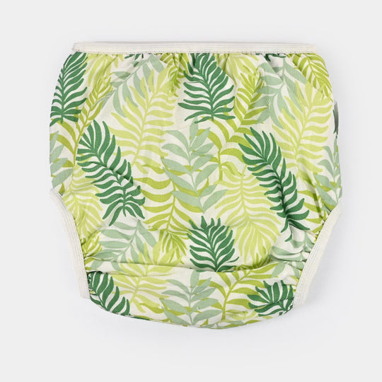 Towel Cotton Panty 18-24M Green Tree Print