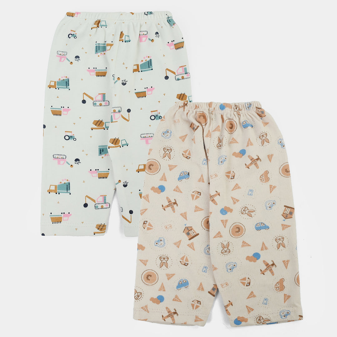 Cotton Trouser 2Pcs 3-6M