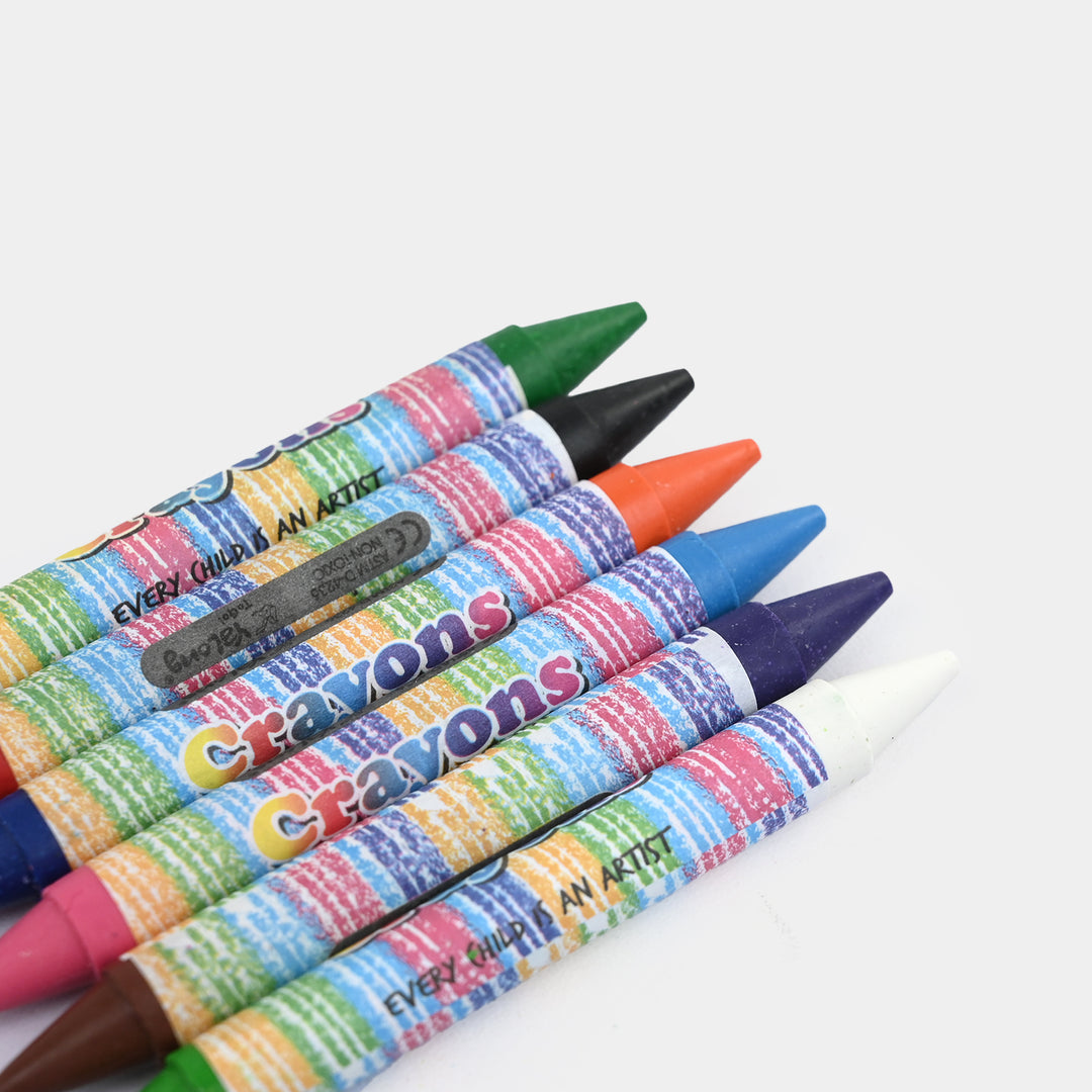 Kids Dual-Ended Wax Crayons 12Pcs