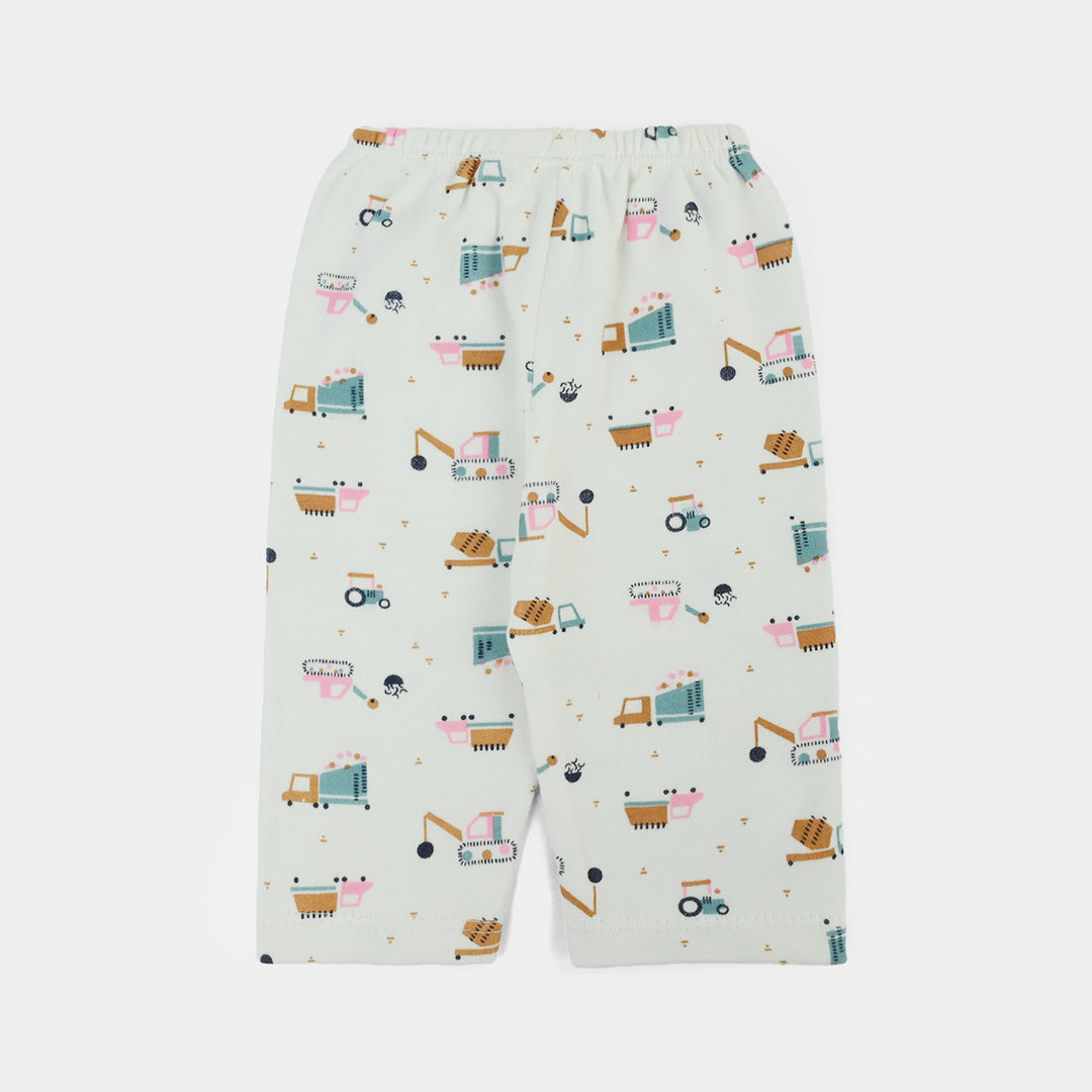 Cotton Trouser 2Pcs 3-6M