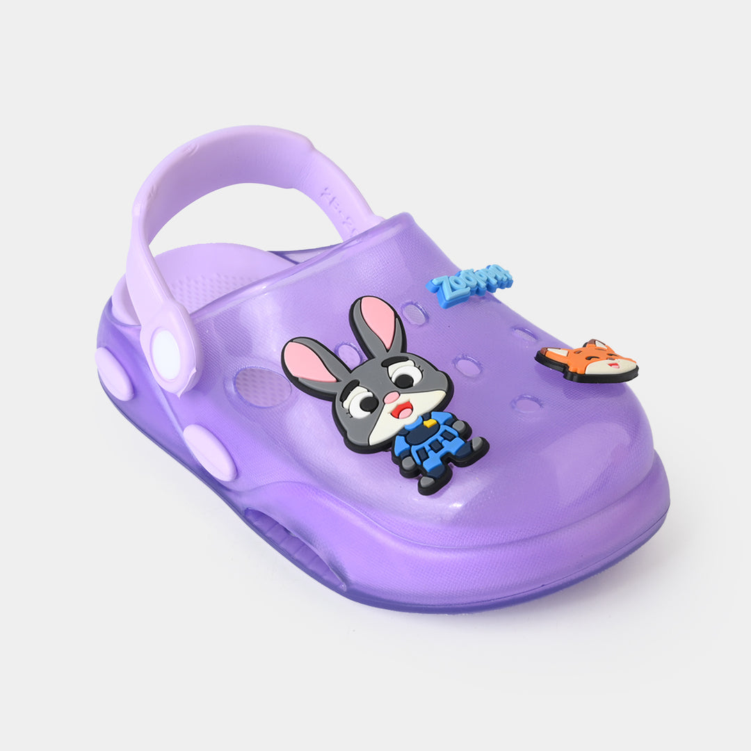 Girls Clogs A098-63-Purple