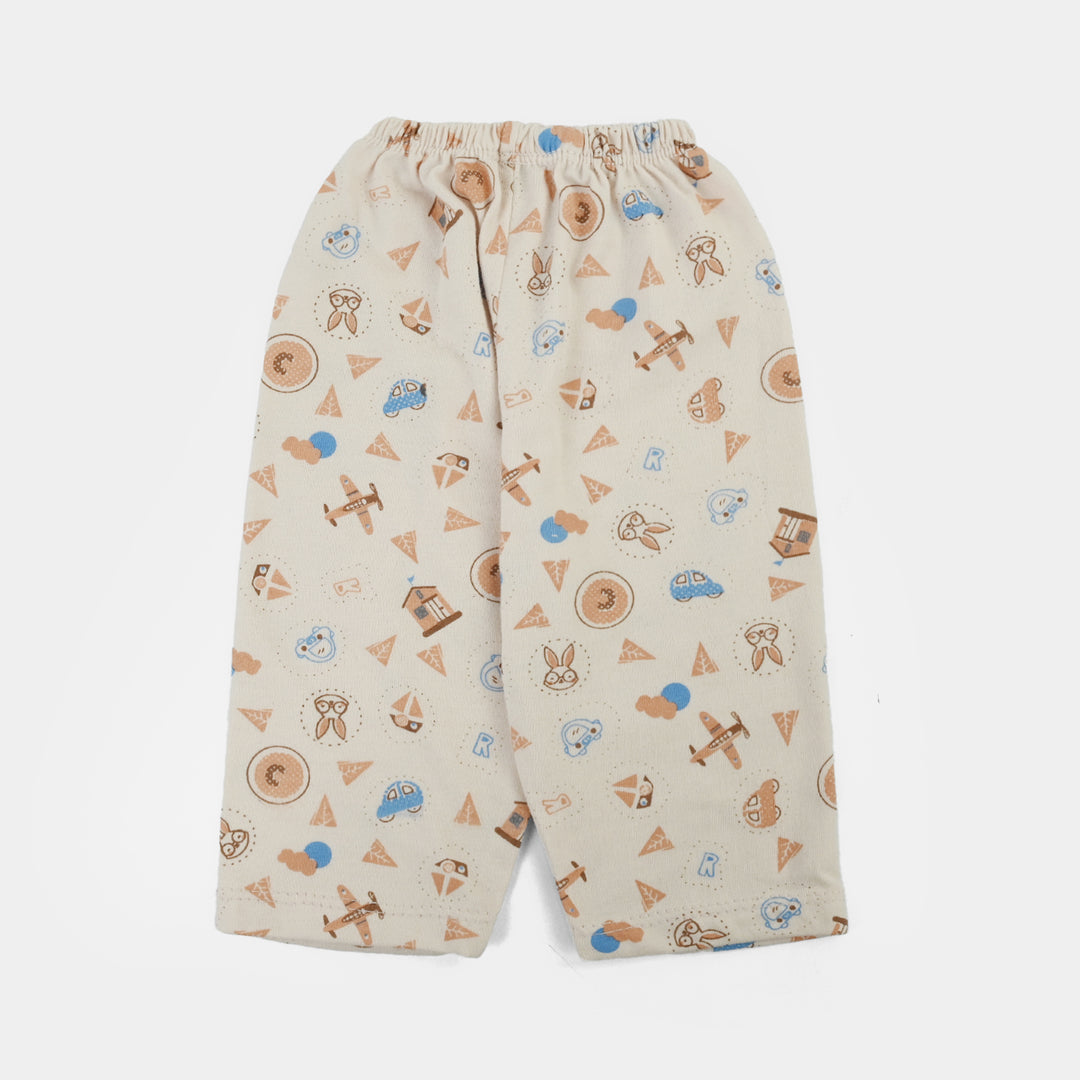 Cotton Trouser 2Pcs 3-6M