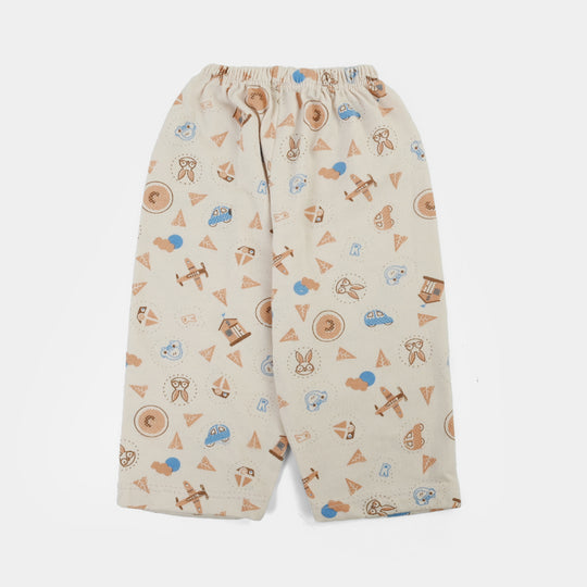 Cotton Trouser 2Pcs 3-6M