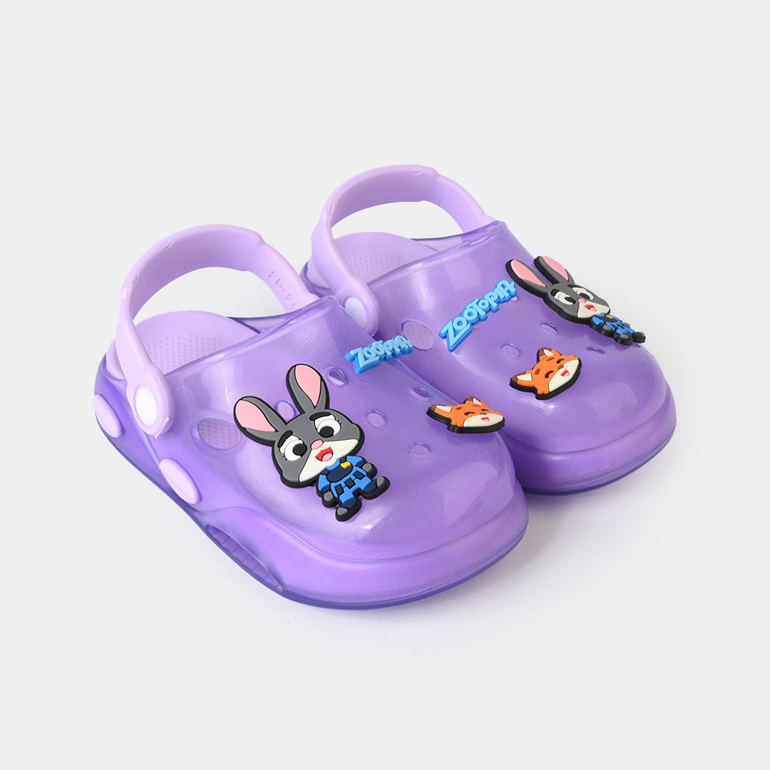 Girls Clogs A098-63-Purple