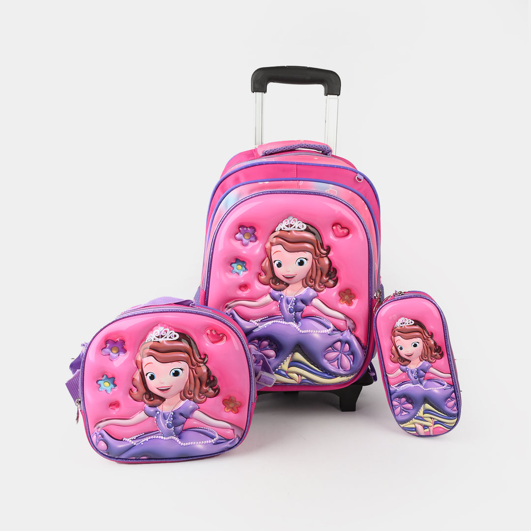 Character Trolley Bag 3pc Set