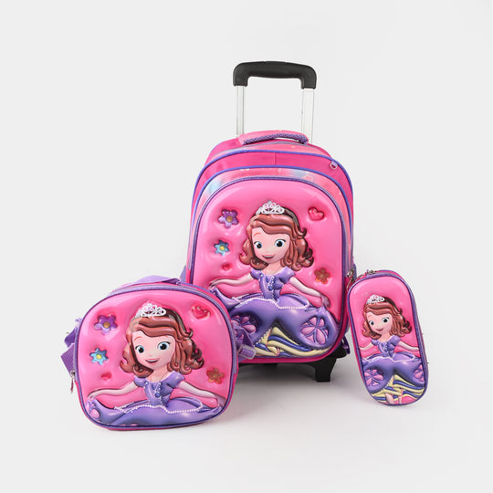 Character Trolley Bag 3pc Set